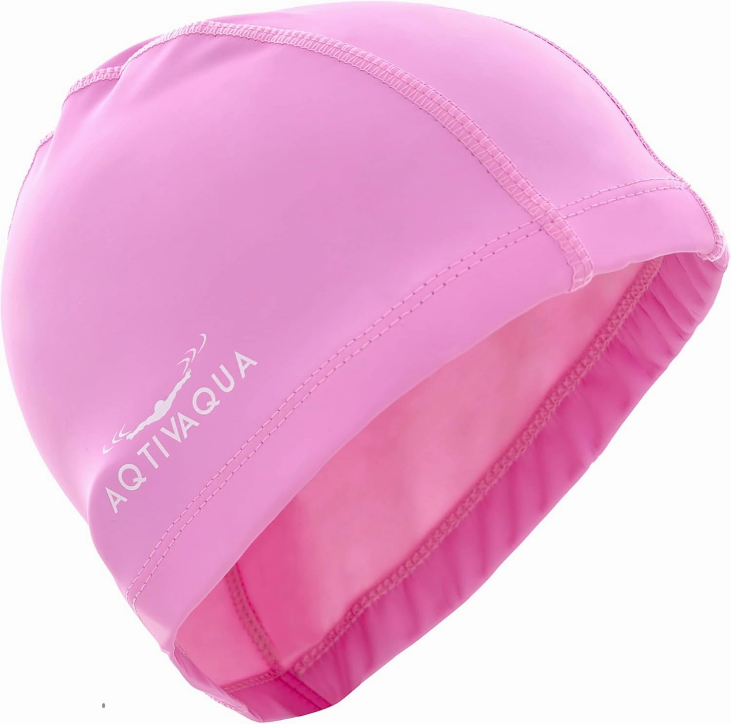 Spandex Swim Cap with Protective Layer // Comfortable Swimming Cap for Women Men Adult and Kids