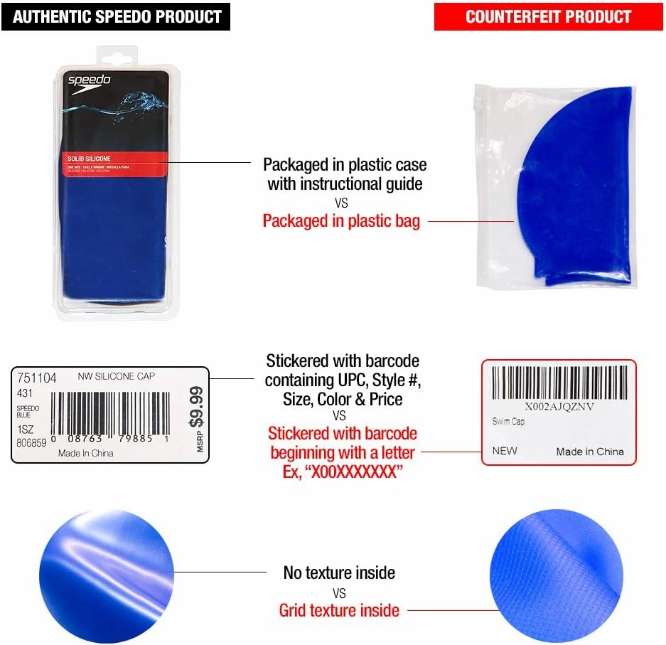 Speedo Elastomeric Solid Silicone Swim Cap