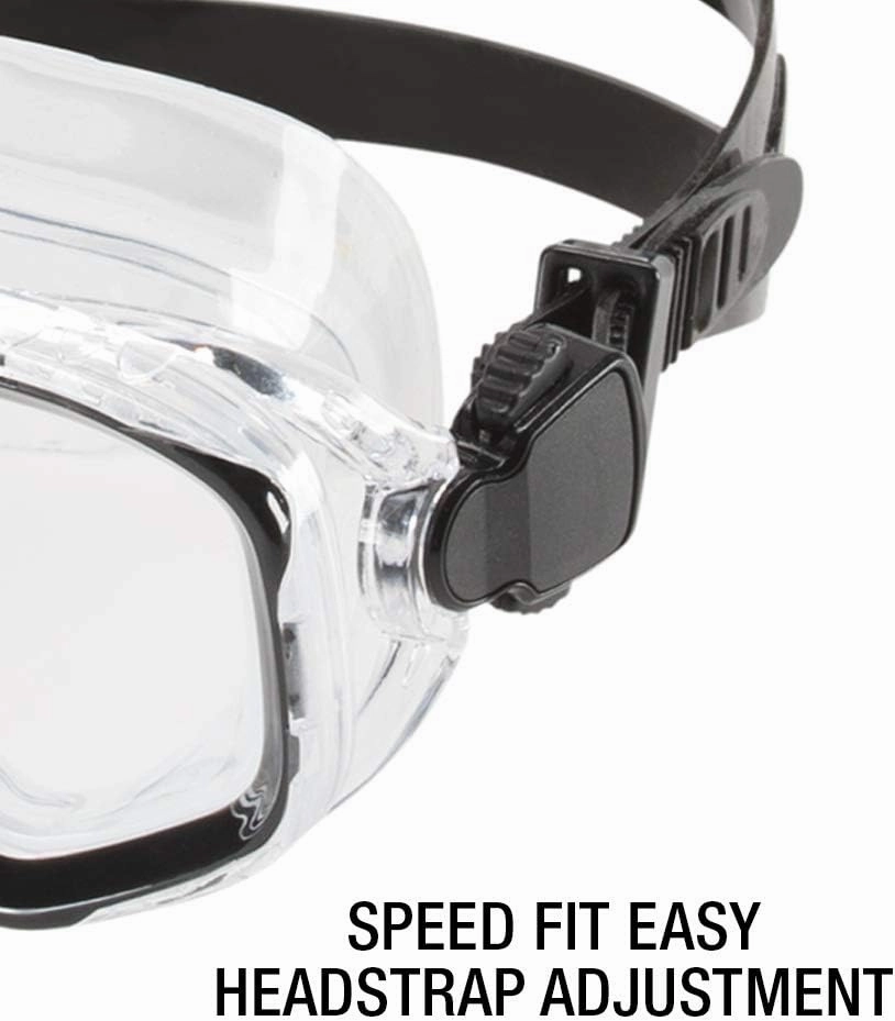 Speedo Unisex-Adult Swim Snorkel Dive Mask Anti-Fog with Nose Cover Adventure Series