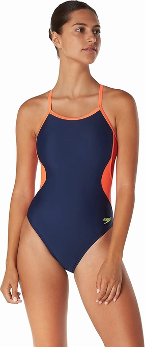Speedo Women's Swimsuit One Piece Prolt Flyback Solid Adult Team Colors