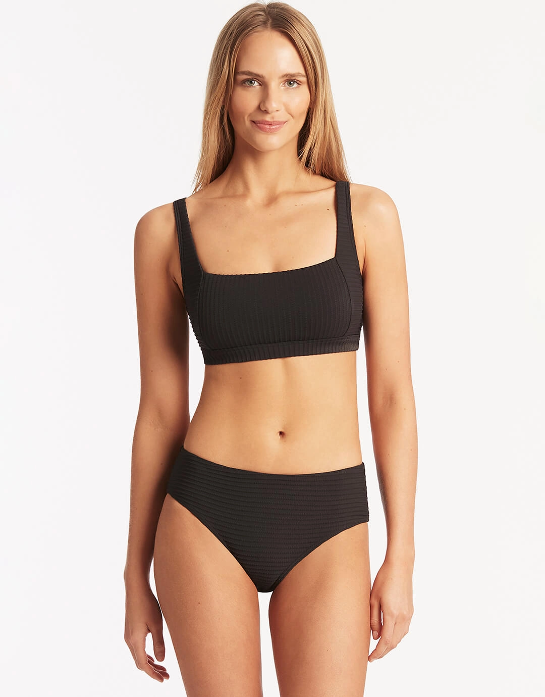 Spinnaker Mid Bikini Pant - Black