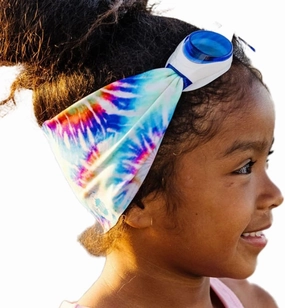 Splash Place SWIM GOGGLES with Fabric Strap - Adult & Kids Swim Goggles - Around The World Theme