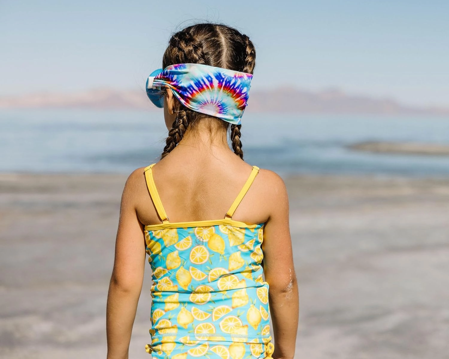 Splash Place SWIM GOGGLES with Fabric Strap - Adult & Kids Swim Goggles - Around The World Theme