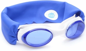 Splash Place SWIM GOGGLES with Fabric Strap -Fun, Fashionable, Comfortable - Adult & Kids Swim Goggles
