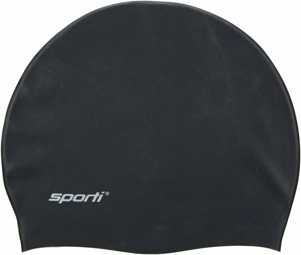 Sporti Silicone Swim Cap for Women & Men, Adult, Vibrant Lightweight Swimming, Non-Slip, Easy Wear, Removal, Protects Hair