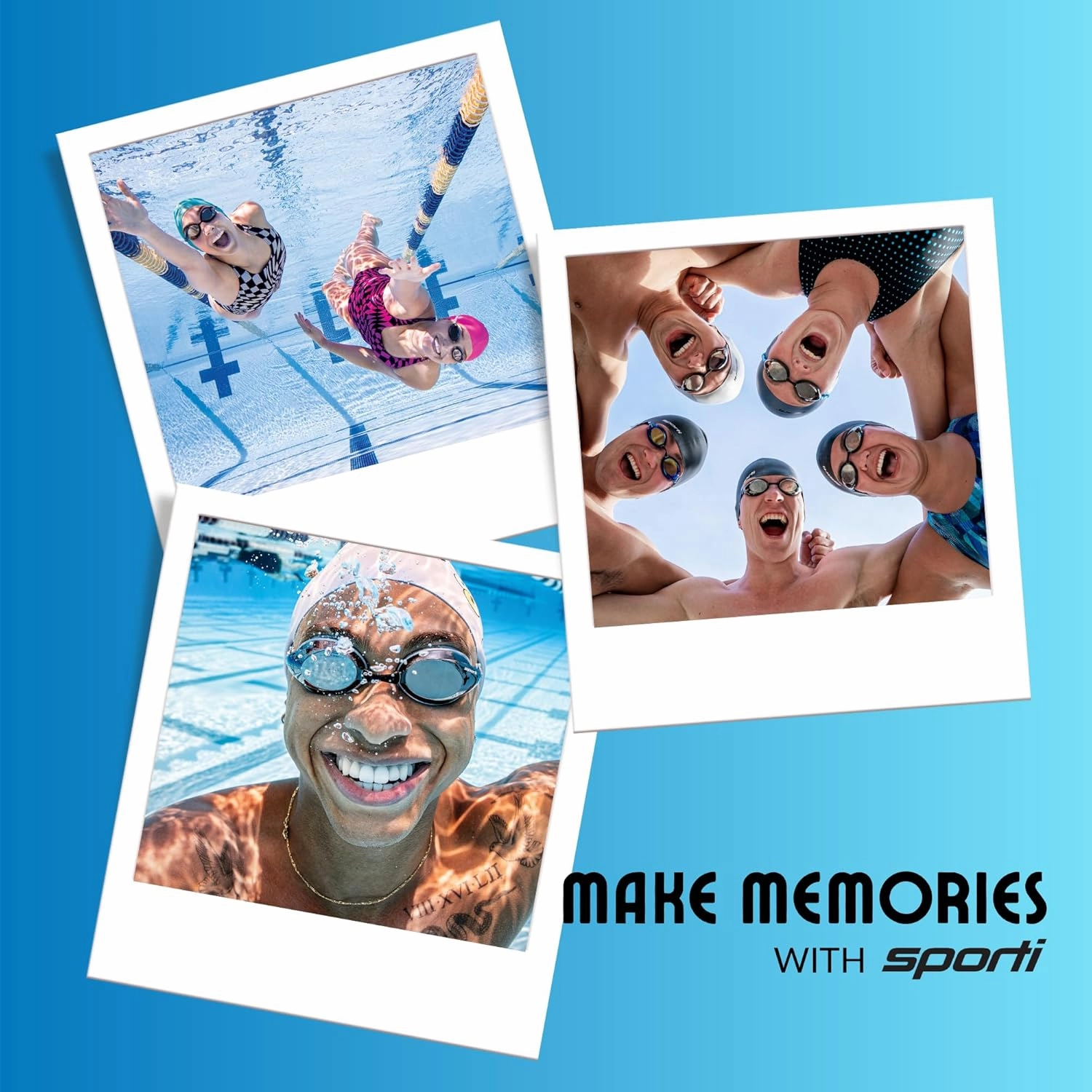 Sporti Unisex Adult Antifog S2/S3 Mirrored Goggle - Anti-fog lenses, Sleek Goggles For Swimming With Durable Construction
