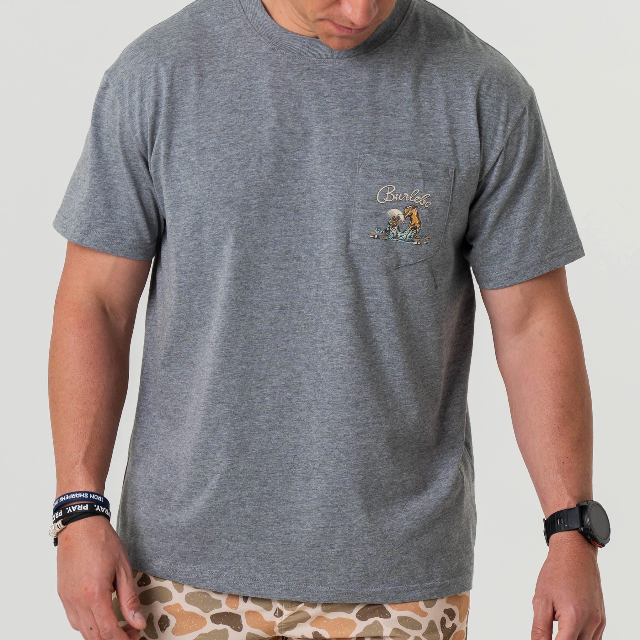 SS - Cowboy Up - Dark Heather Grey
