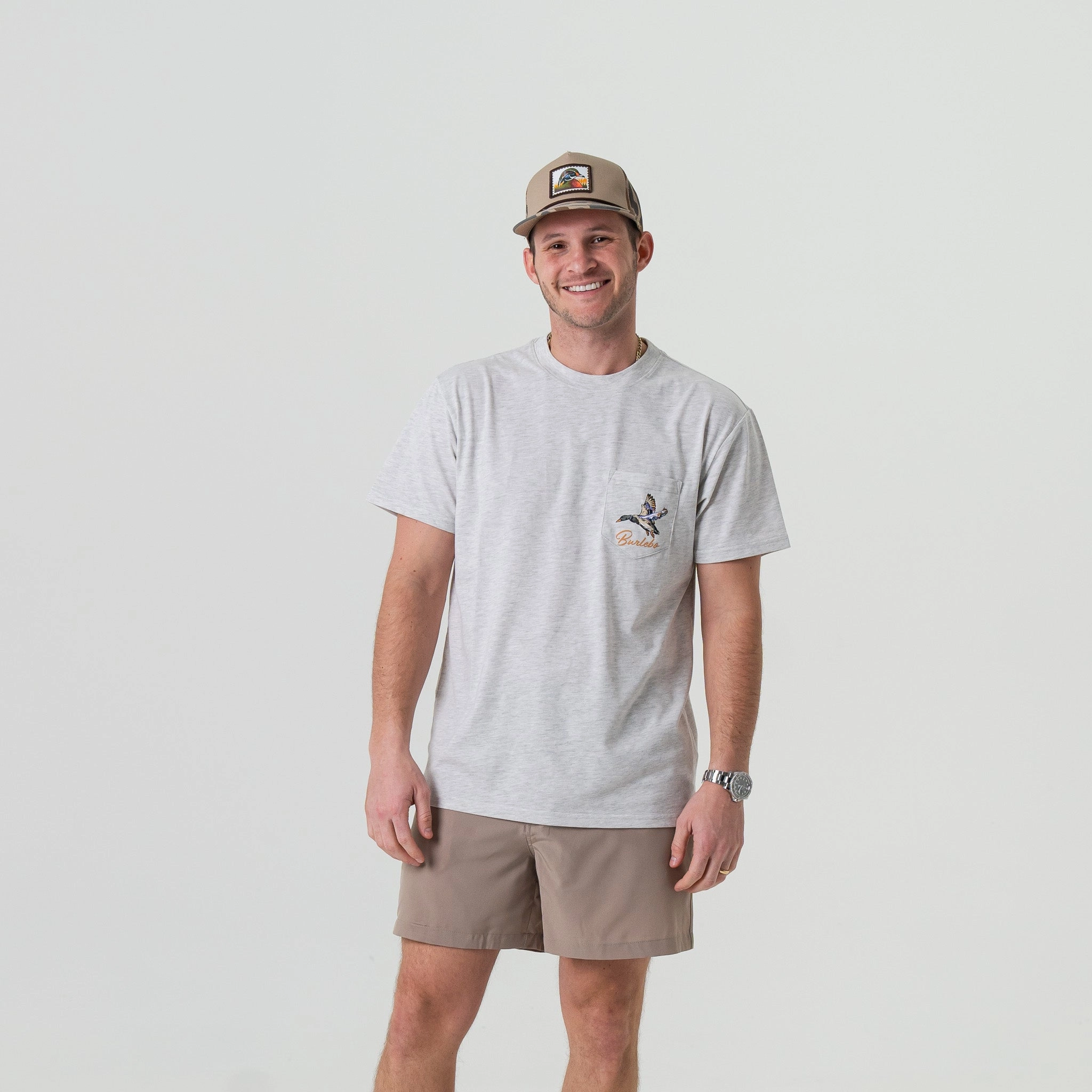SS - Pintail Triangle Duck - Heather Ash Grey