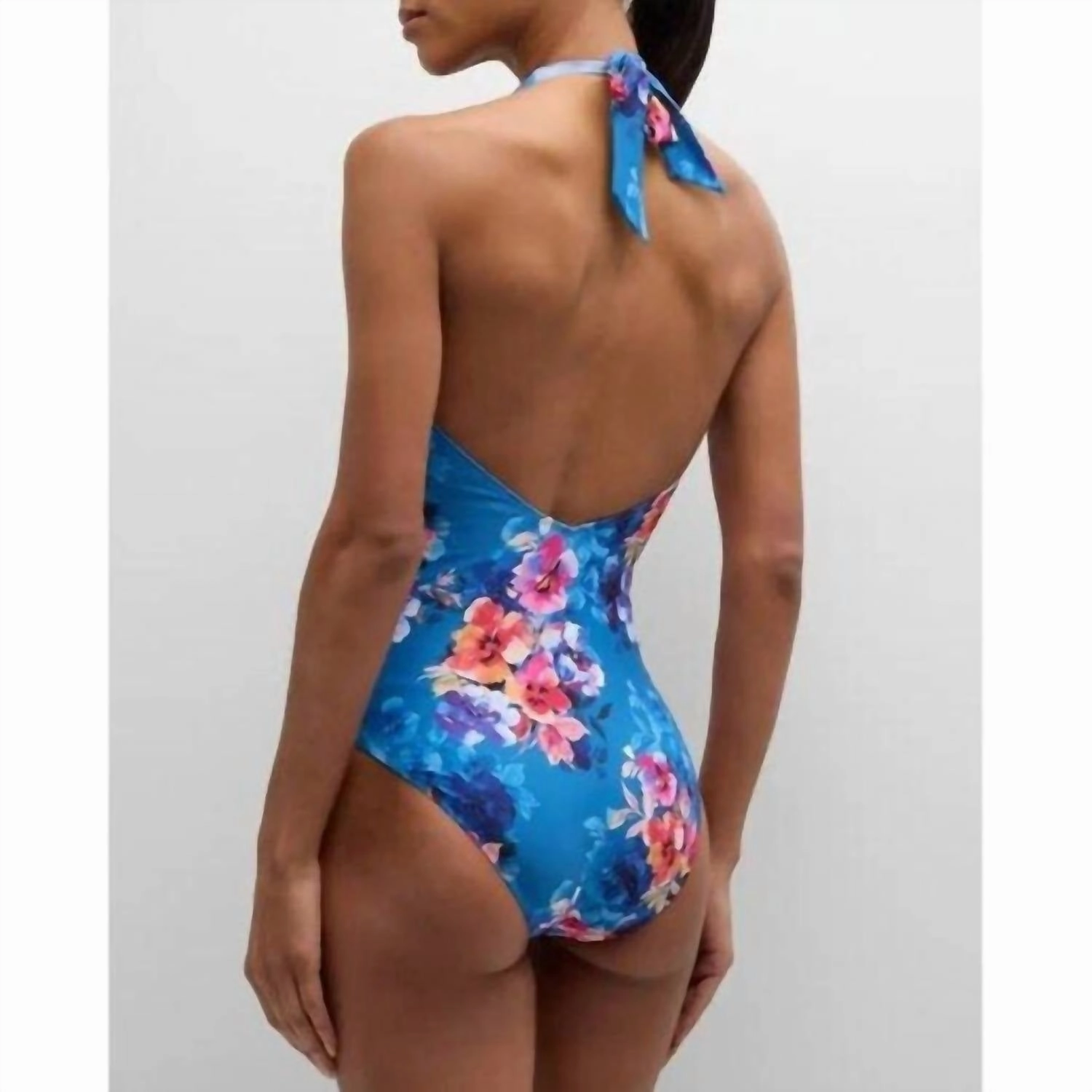 Summer Days Halter One Piece In Summer Days (Blue)