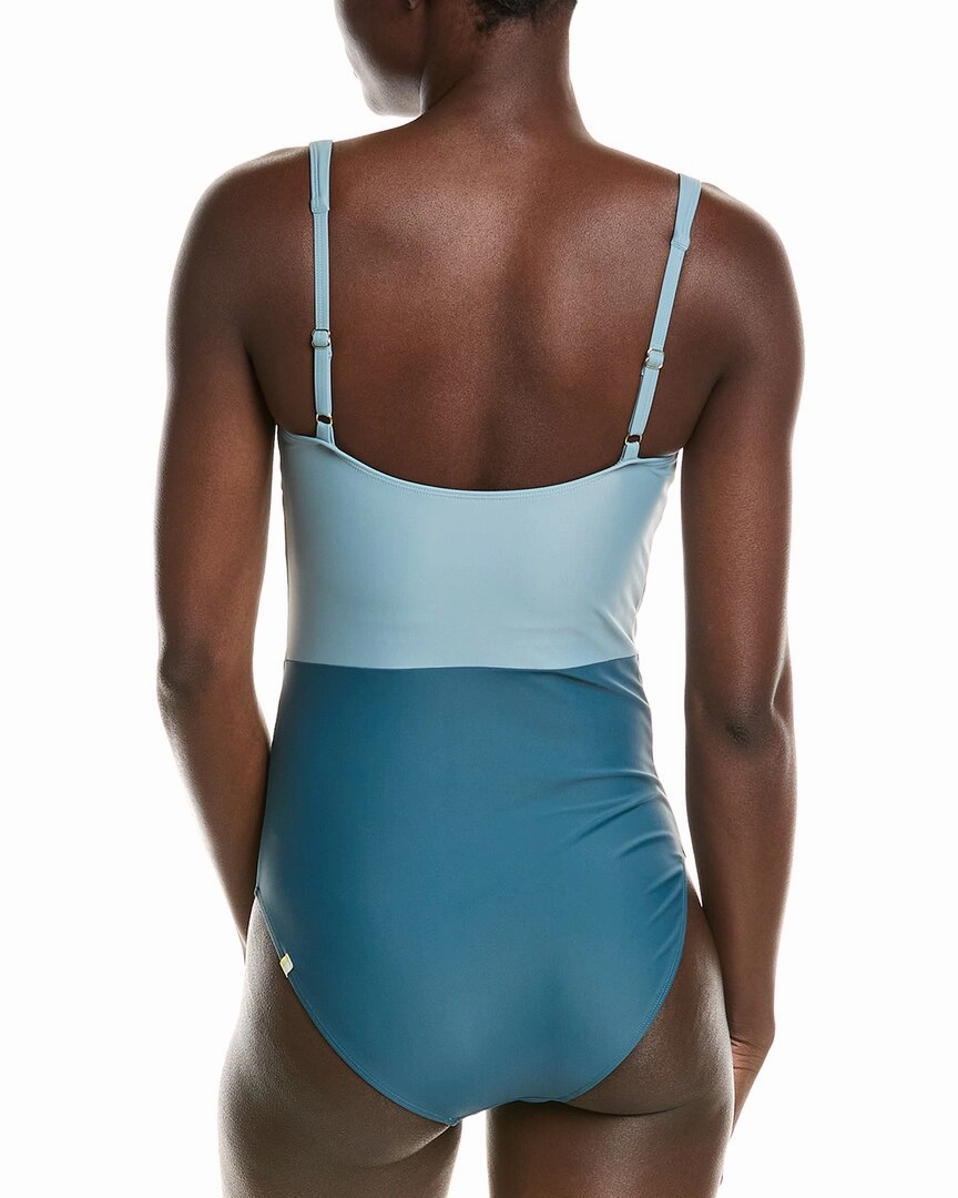 Summersalt The Gulf Gathered Keyhole One-Piece