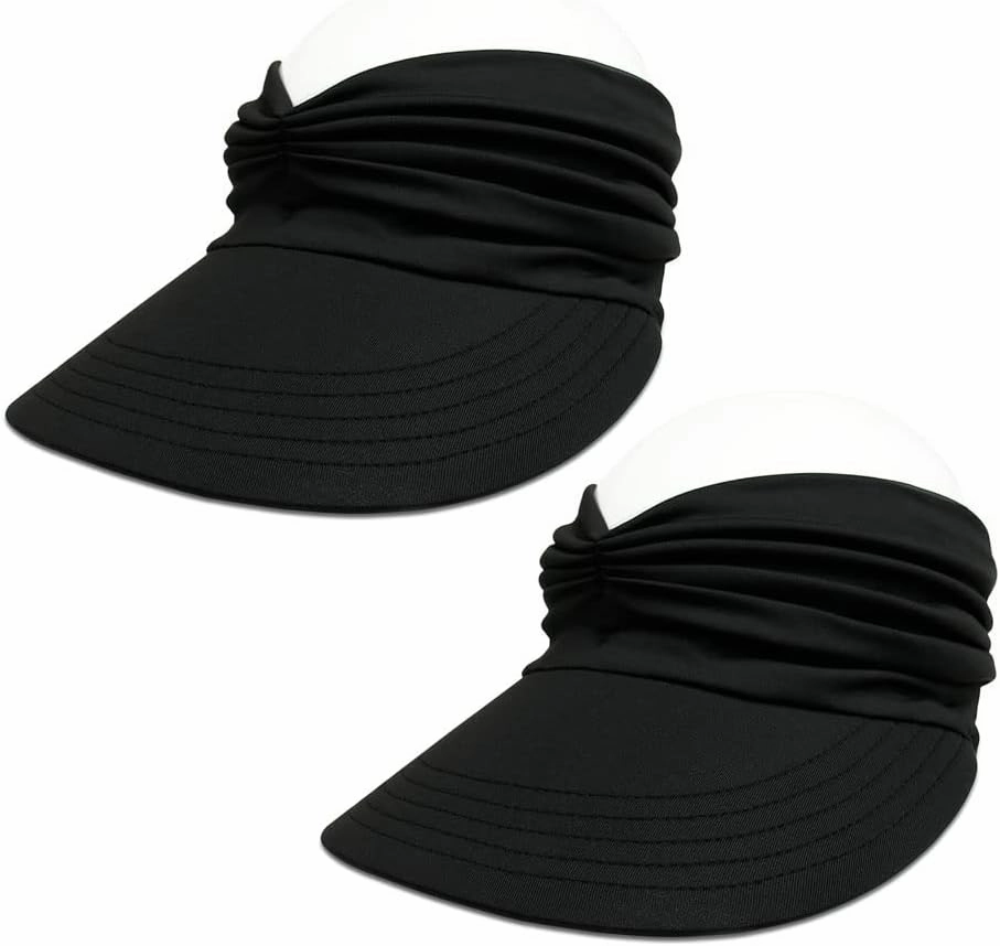Sun Hat Women Sun Beach Visor Cap UV Protection with Wide Brim for Sports Beach Golf Hiking