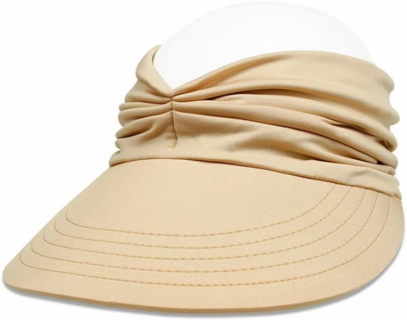 Sun Hat Women Sun Beach Visor Cap UV Protection with Wide Brim for Sports Beach Golf Hiking