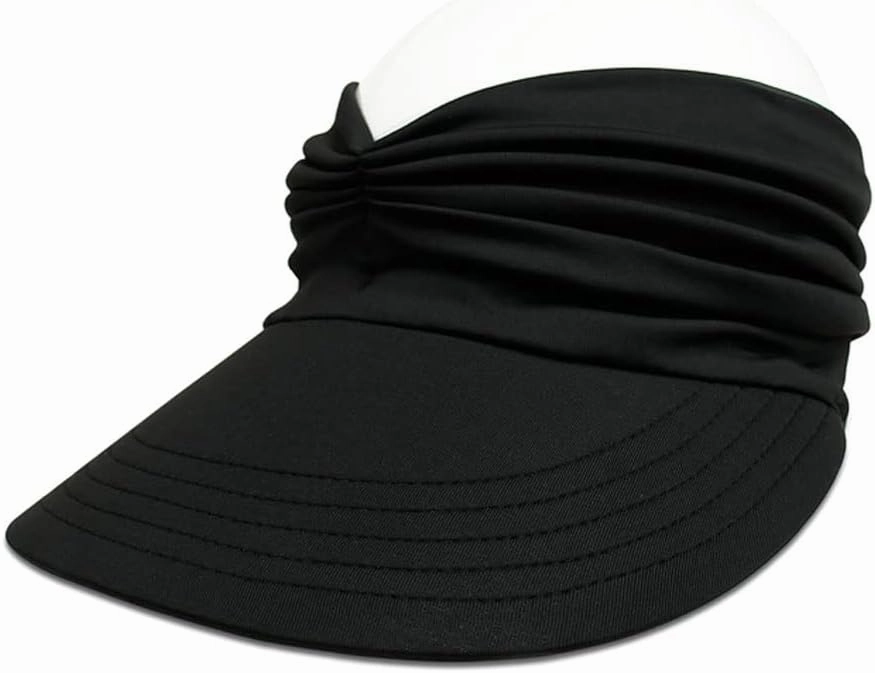 Sun Hat Women Sun Beach Visor Cap UV Protection with Wide Brim for Sports Beach Golf Hiking