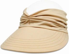 Sun Hat Women Sun Beach Visor Cap UV Protection with Wide Brim for Sports Beach Golf Hiking