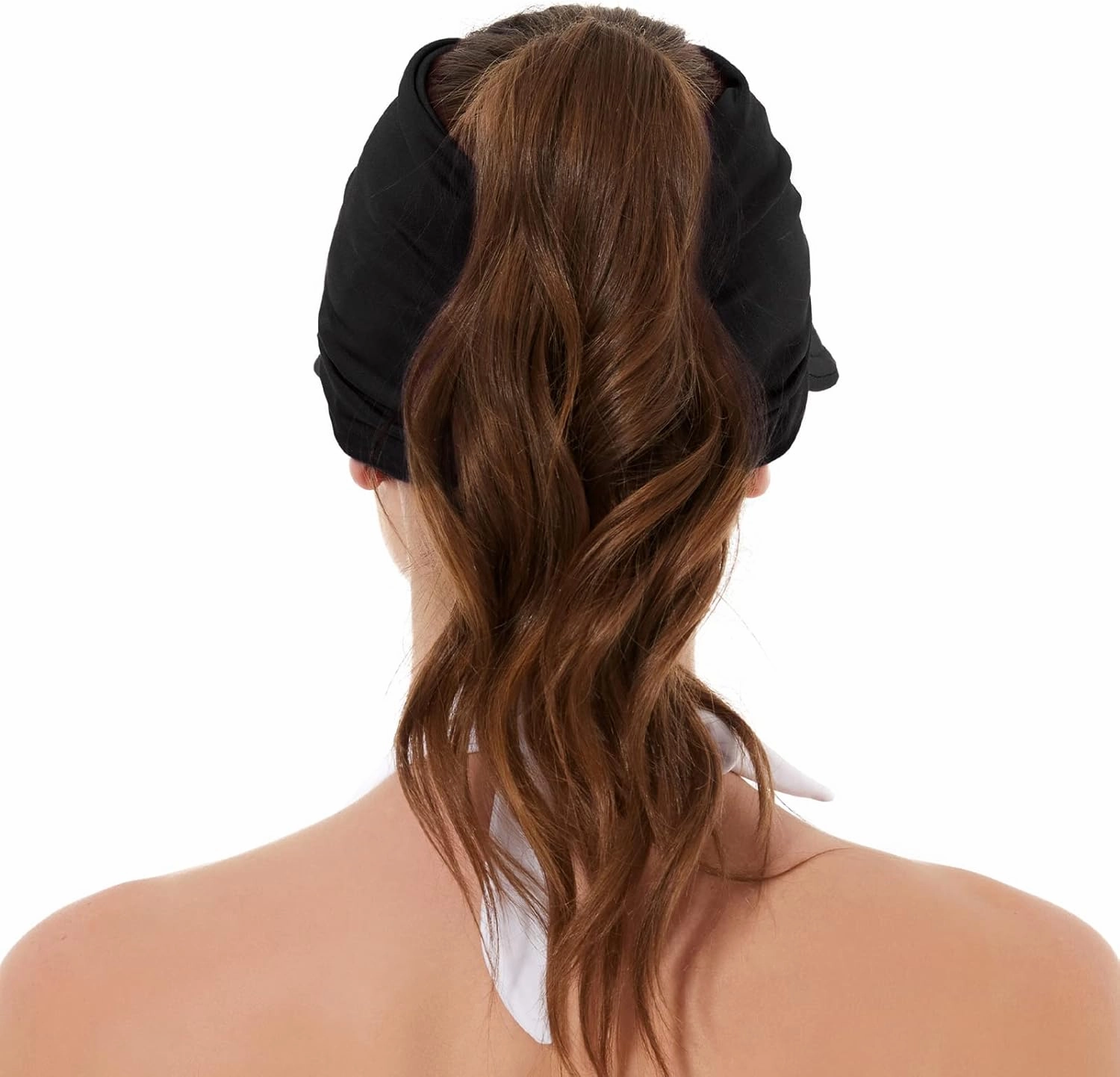 Sun Hats for Women UV Protection Sun Visor Wide Brim Summer Hats with Ponytail