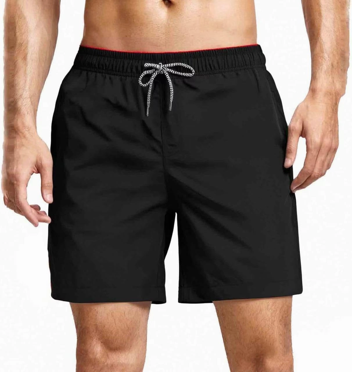 SUNDAY ROSE 3 Pack Mens Swim Trunks with Mesh Lining Quick Dry Swim Shorts Bathing Suit for Men