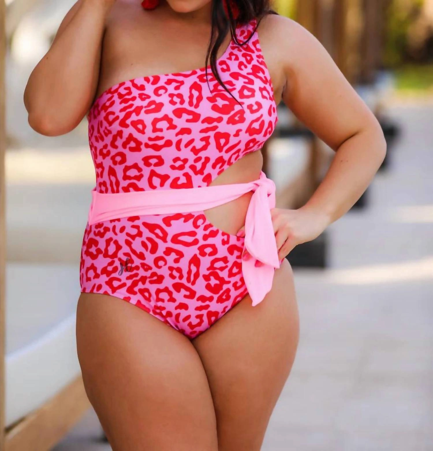 Sunkissed Leopard Swimsuit In Pink