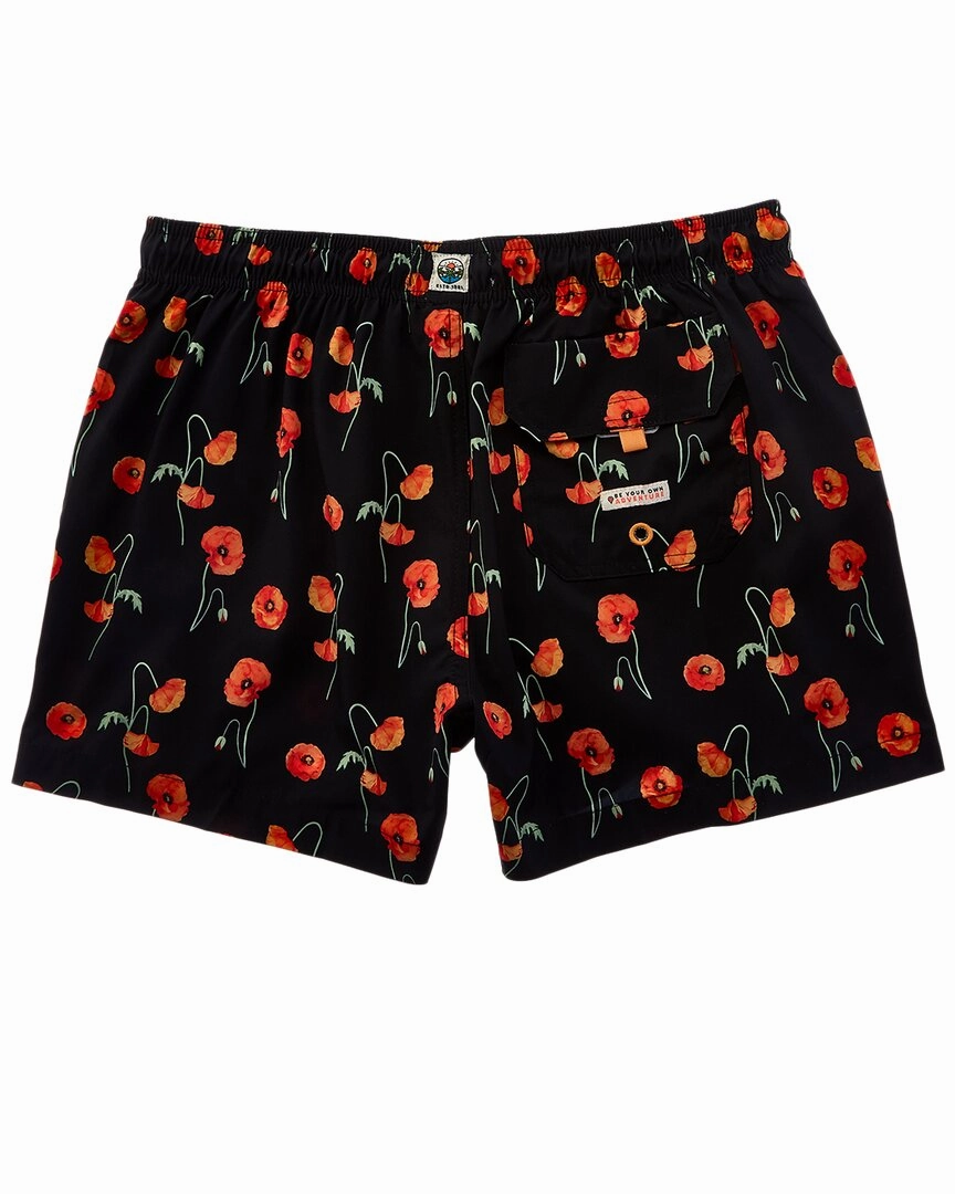 Sunset and Vine Microfiber Woven Printed Swim Trunk