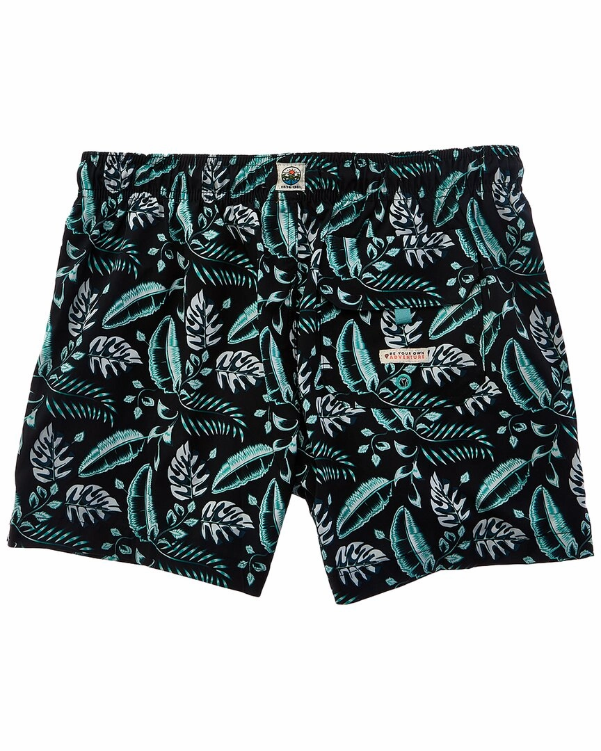 Sunset and Vine Microfiber Woven Printed Swim Trunk