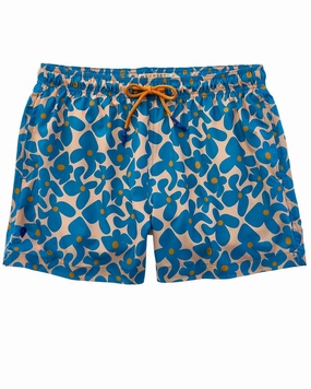 Sunset and Vine Microfiber Woven Printed Swim Trunk