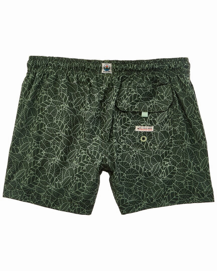 Sunset and Vine Microfiber Woven Printed Swim Trunk
