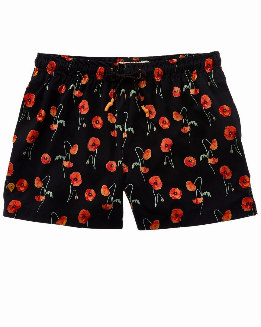 Sunset and Vine Microfiber Woven Printed Swim Trunk