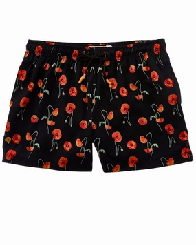 Sunset and Vine Microfiber Woven Printed Swim Trunk