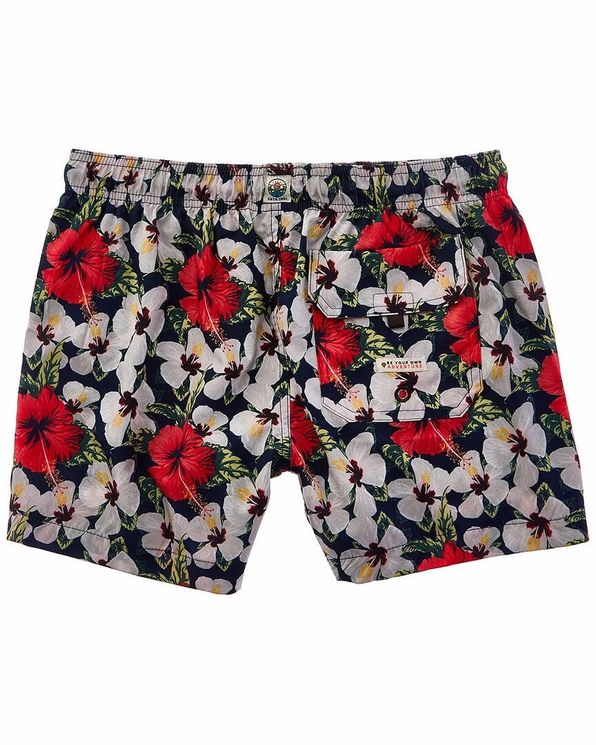 Sunset and Vine Microfiber Woven Printed Swim Trunk