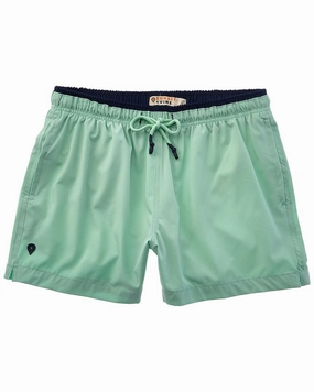Sunset and Vine Microfiber Woven Solid Swim Trunk