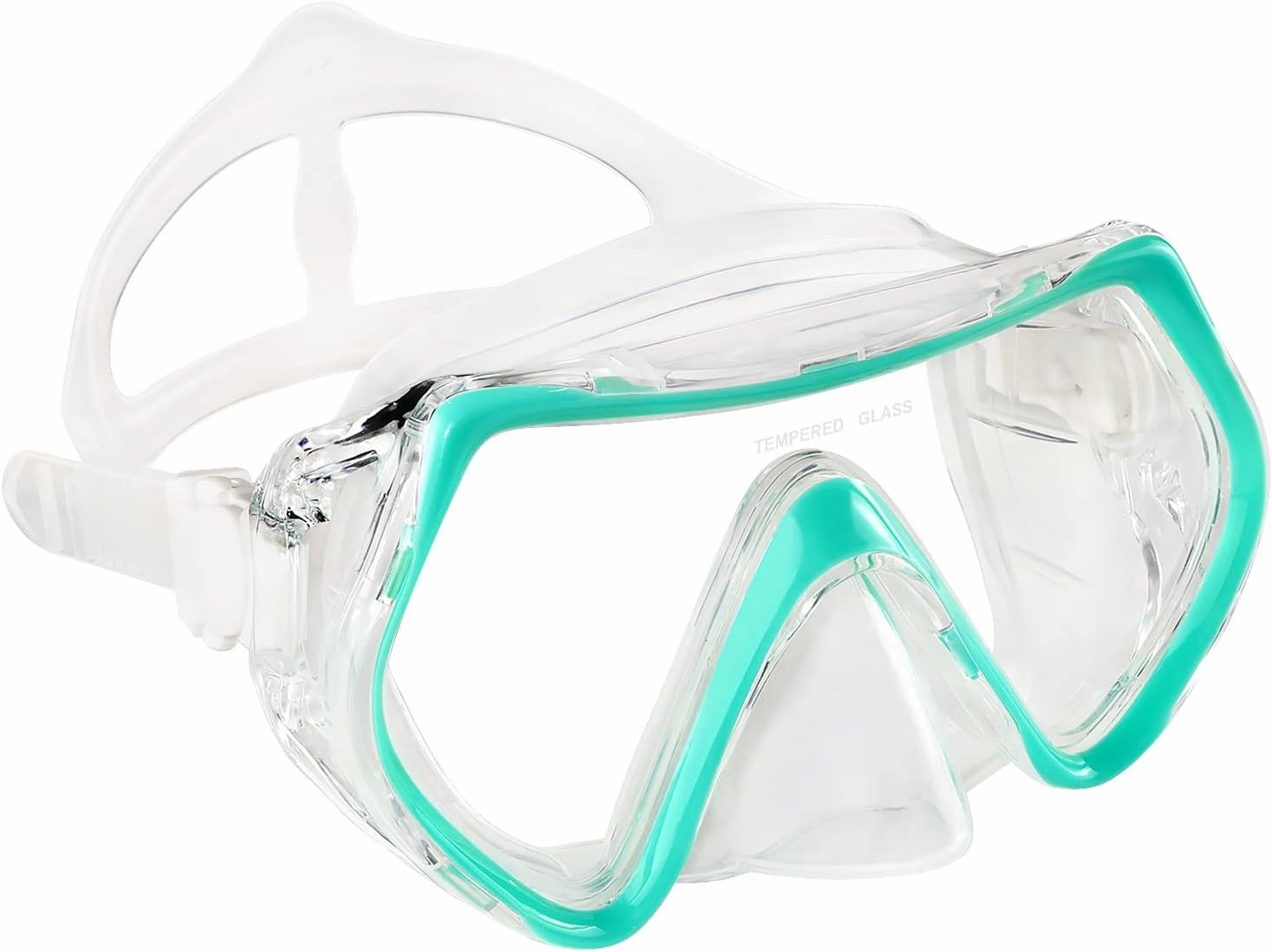 Supertrip Snorkel Mask Adult Swimming Goggles with Nose Cover for Men Women Youth, 180Clear View Scuba Swim Mask