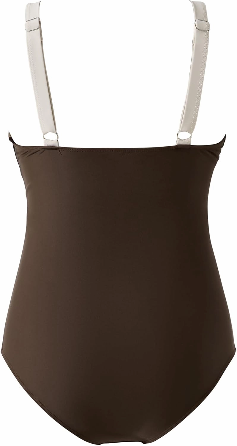 SUUKSESS Women Sexy Mesh Tummy Control Swimsuit Push Up High Waisted Bathing Suit