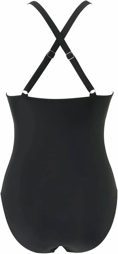 SUUKSESS Women Wrap Cut Out One Piece Swimsuit High Waisted Monokini Bathing Suit