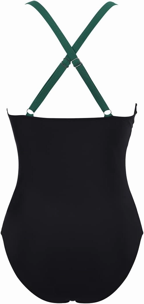 SUUKSESS Women Wrap Cut Out One Piece Swimsuit High Waisted Monokini Bathing Suit
