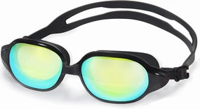 Swim Goggles Adult Men Women Swimming Goggles Pool Water Goggles for Adult Large Frame No Leak Anti Fog UV Protection