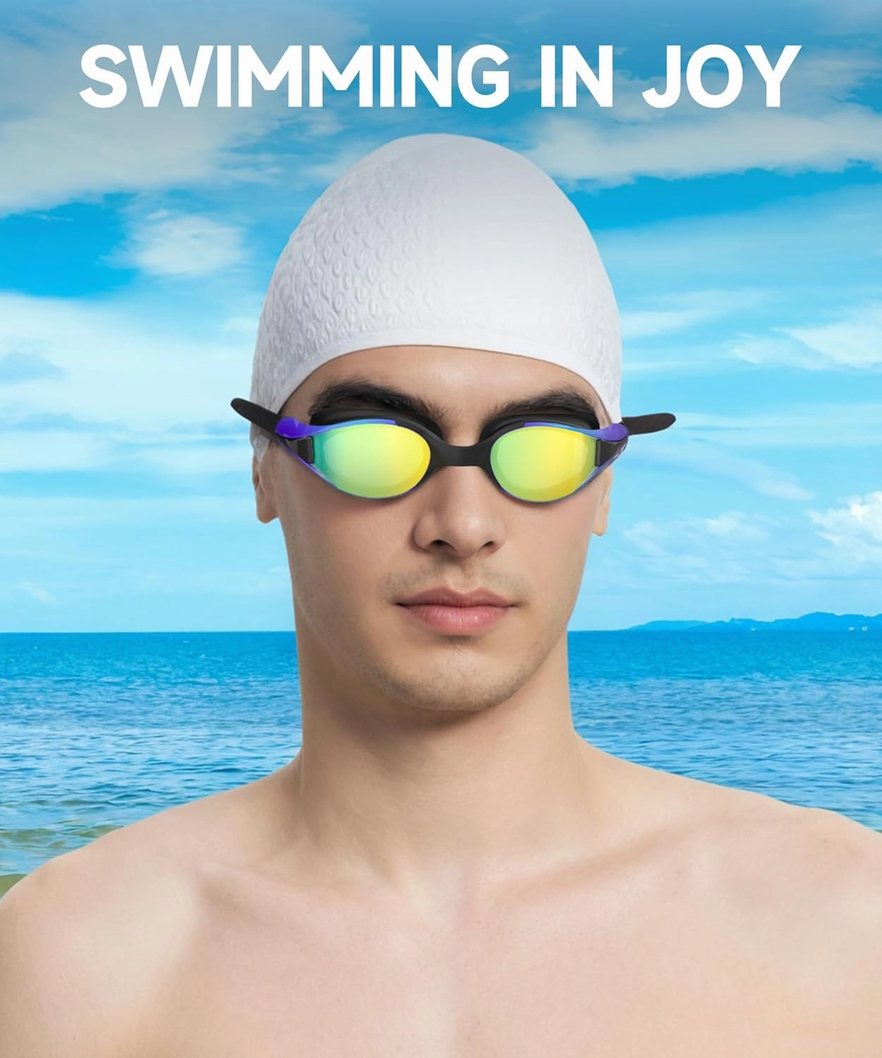 Swim-Goggles Men Goggles-Swimming-Adult Women: 3 Pack Unisex Anti-Fog Youth Swim Glasses Training UV400 Protection