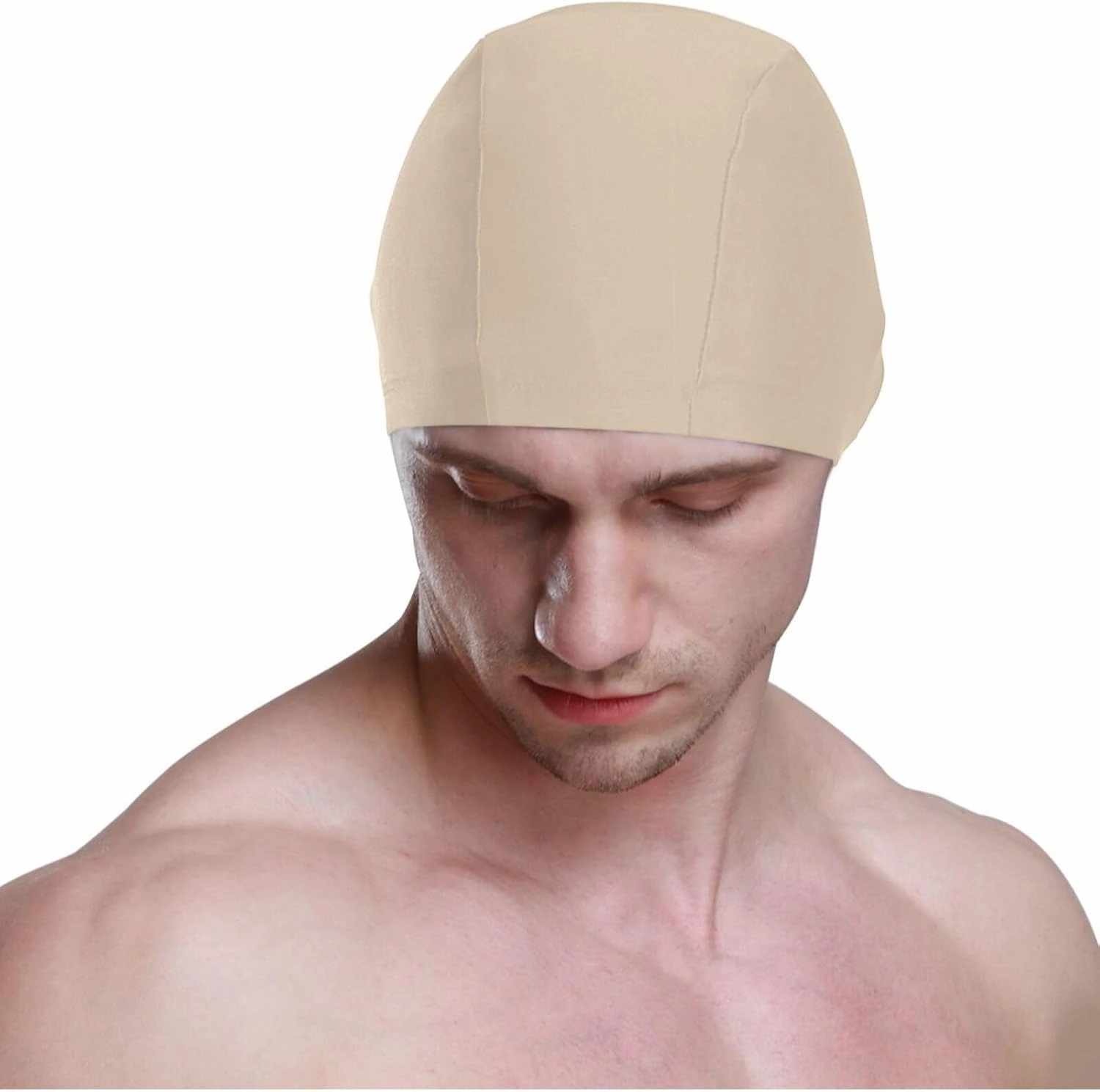 Swimming Cap Pure Color Unisex Adult Swim Cap Polyester