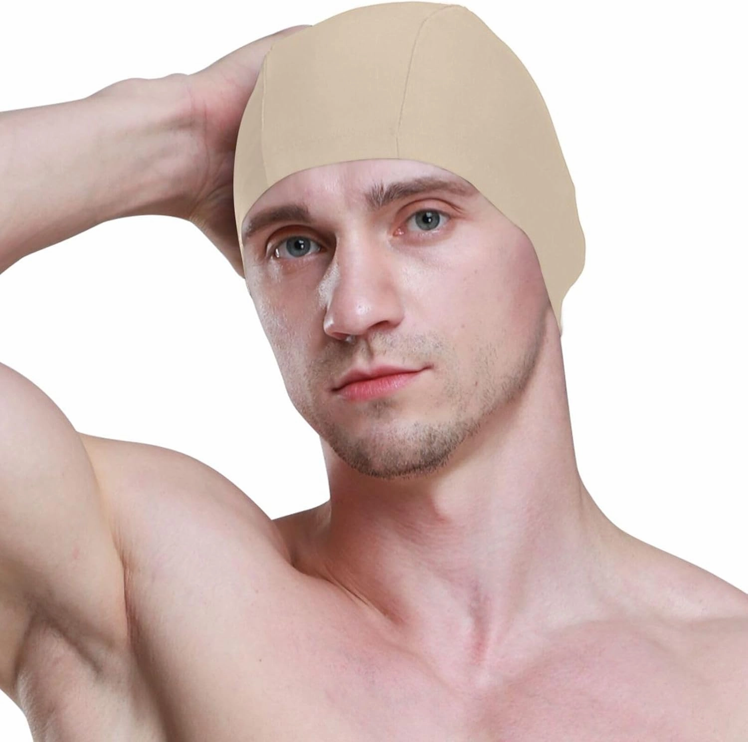 Swimming Cap Pure Color Unisex Adult Swim Cap Polyester