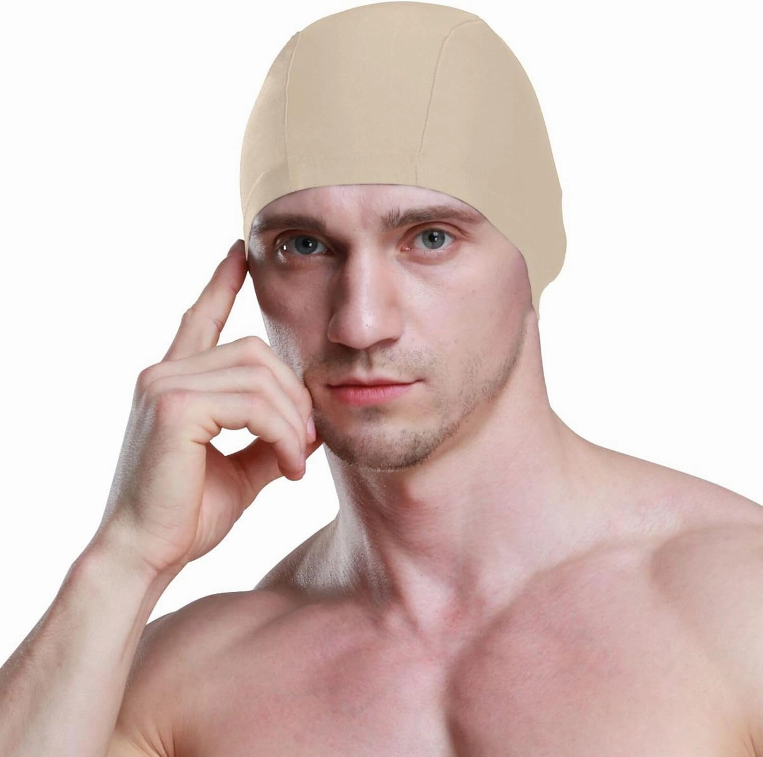 Swimming Cap Pure Color Unisex Adult Swim Cap Polyester