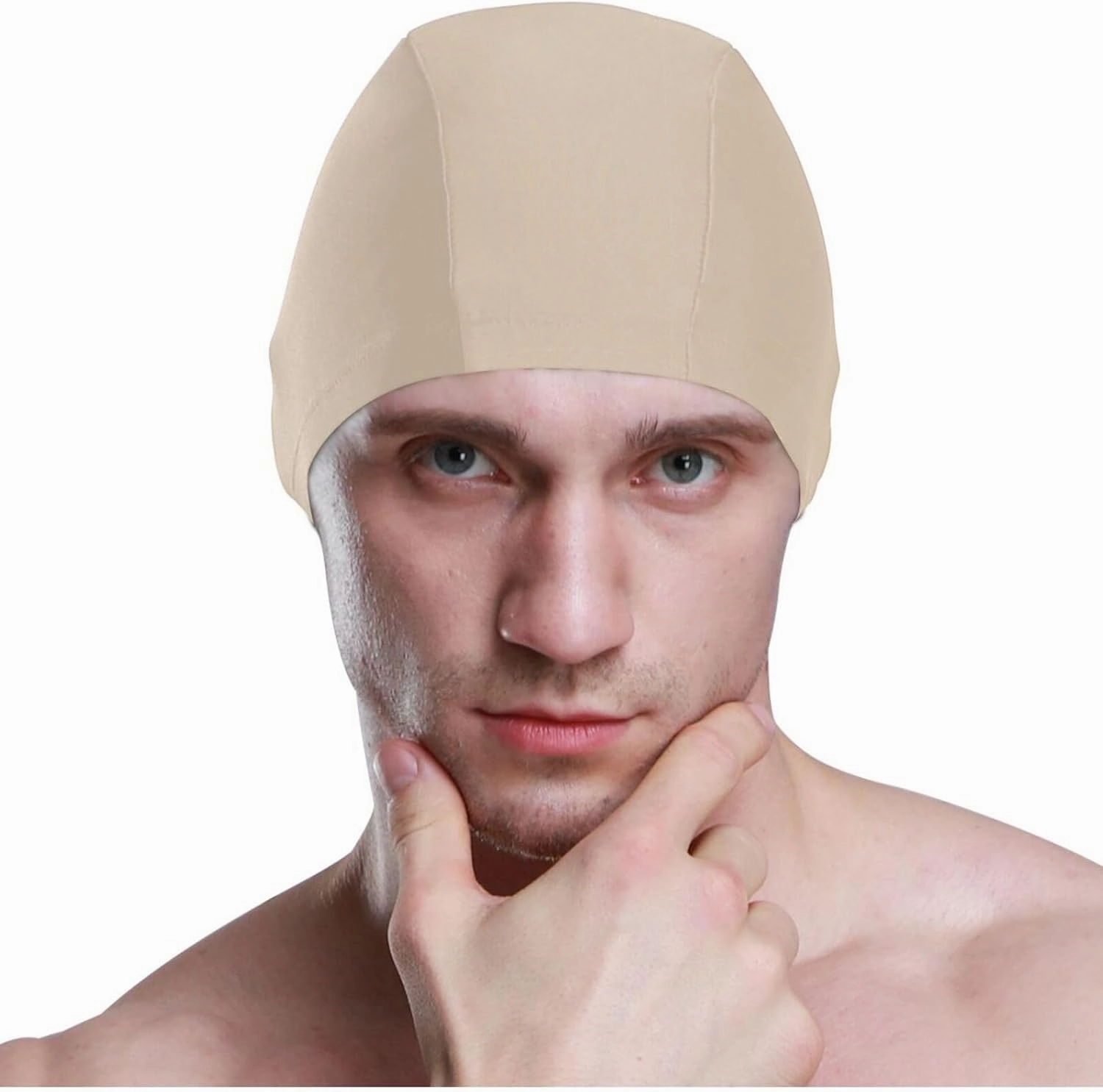 Swimming Cap Pure Color Unisex Adult Swim Cap Polyester