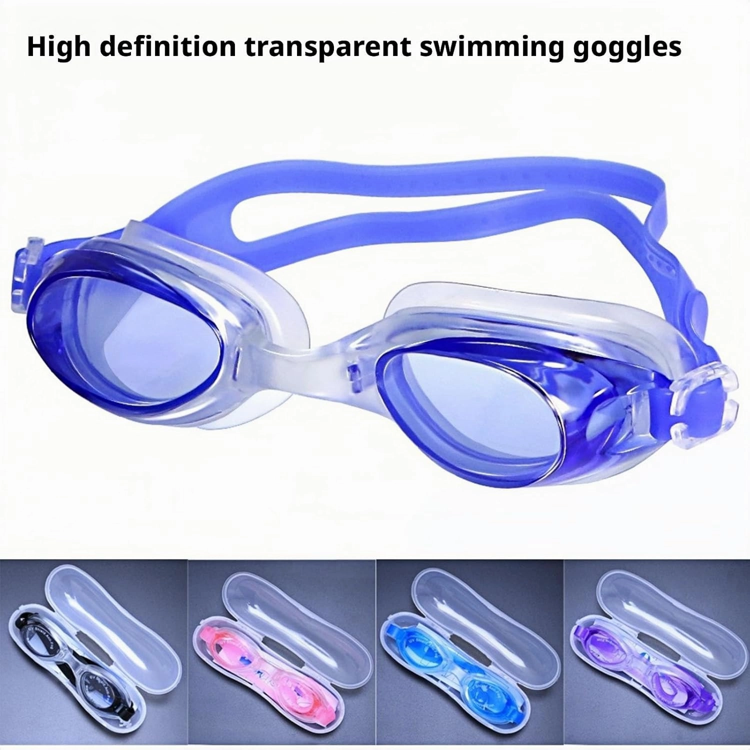 Swimming Goggles For Adults  Professional Fit & Comfort Unisex Swim Glasses For Men Women Anti-Fog, Leak-Proof