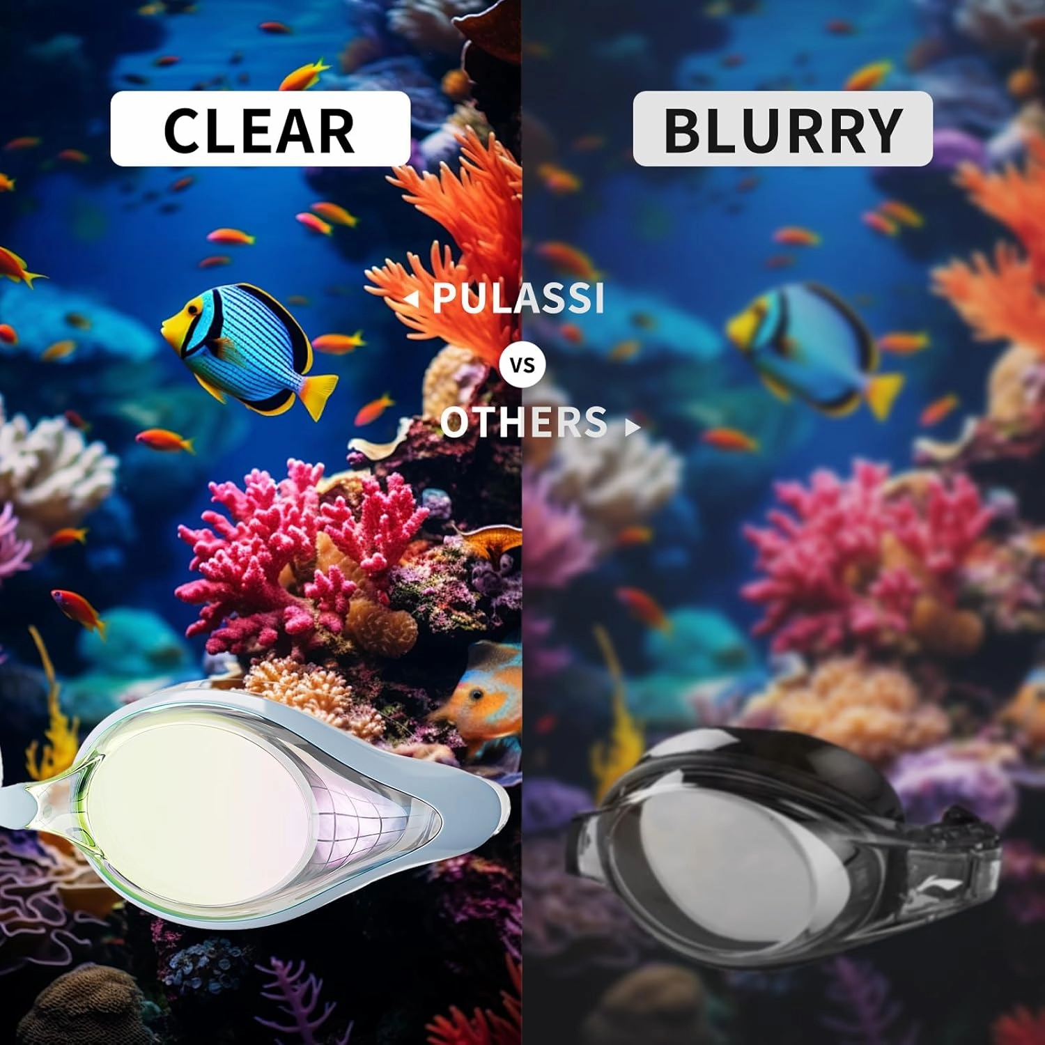 Swimming Goggles Women Anti Fog UV Swim Goggles for Women No Leaking Competitive Mirrored Goggles Adult