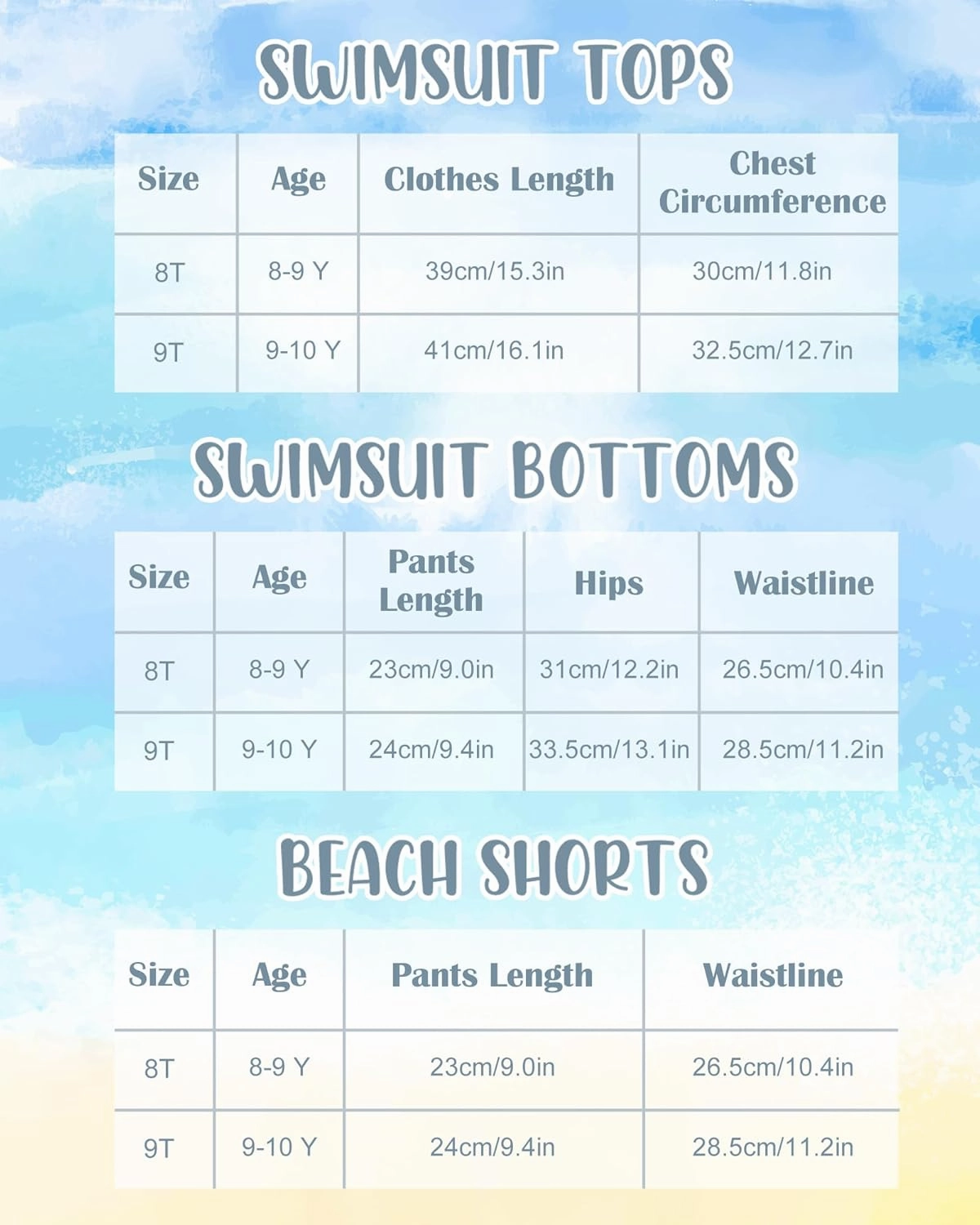 Sylfairy Girls 3 Piece Bathing Suit Summer UPF 50  Racerback Swimsuit with Shorts Beach Tankini Sets 8-15 Years