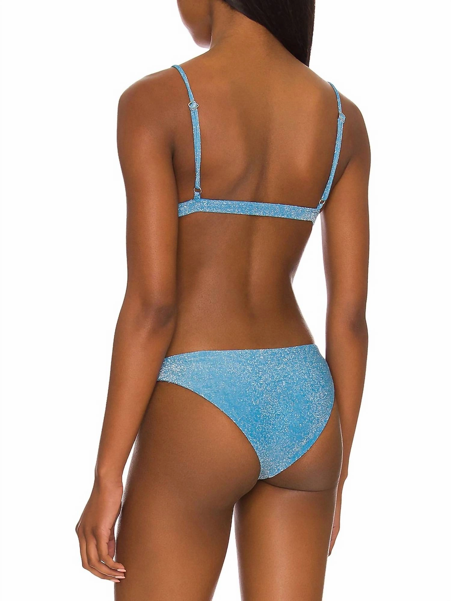 Taga 2-Piece Bikini In Lurex Bermuda