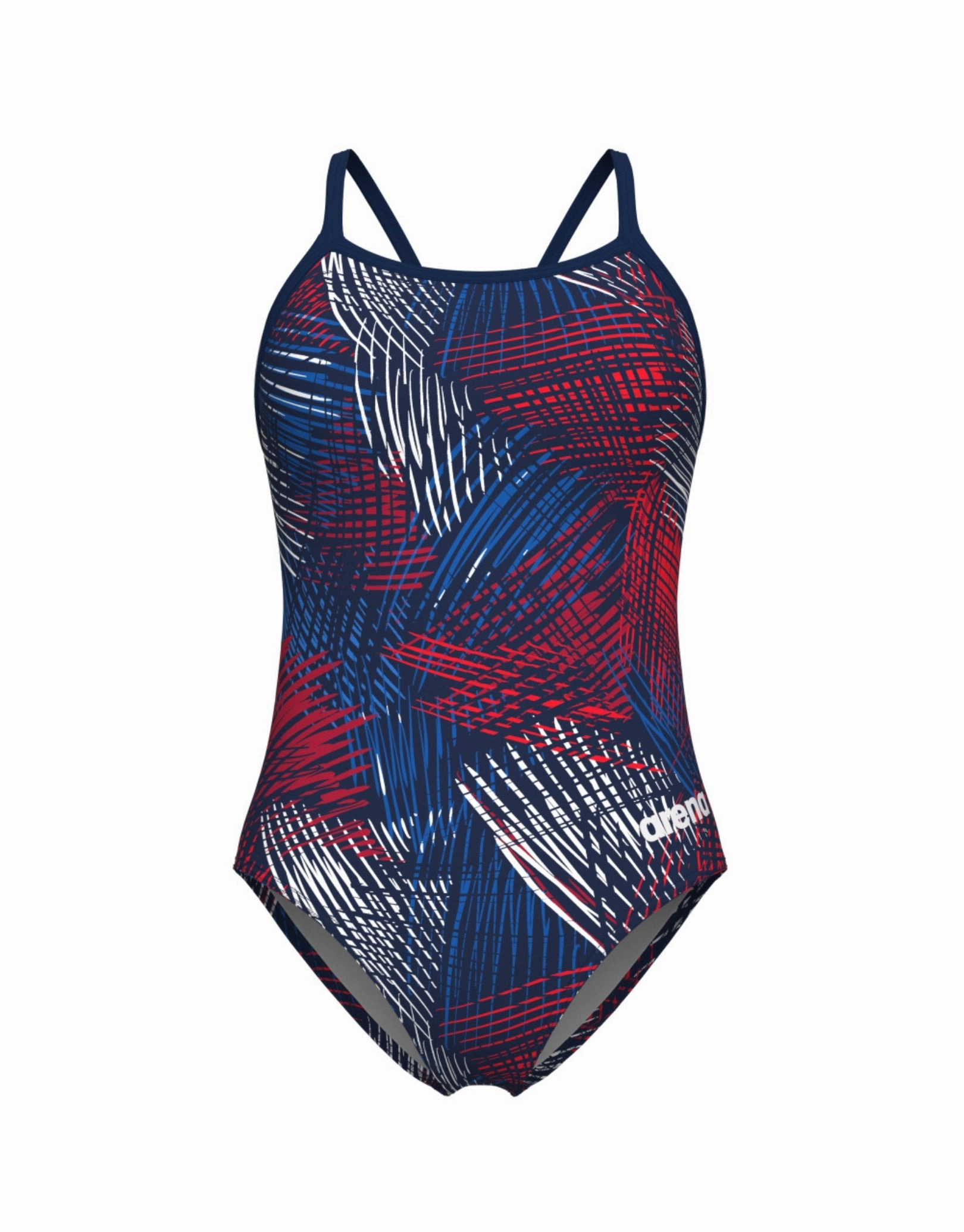 Team Energy Lightdrop Back Swimsuit - Navy/Team Red