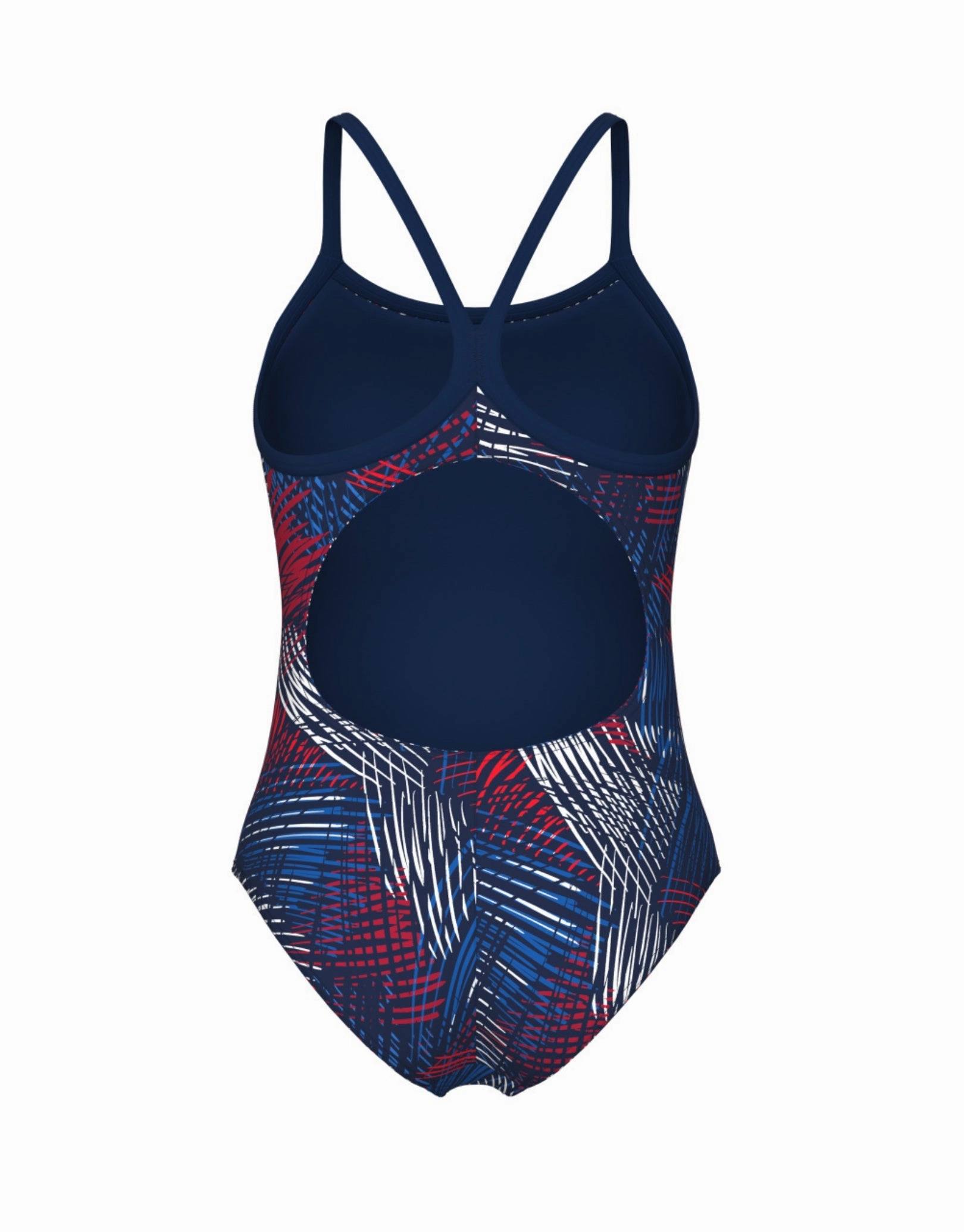 Team Energy Lightdrop Back Swimsuit - Navy/Team Red