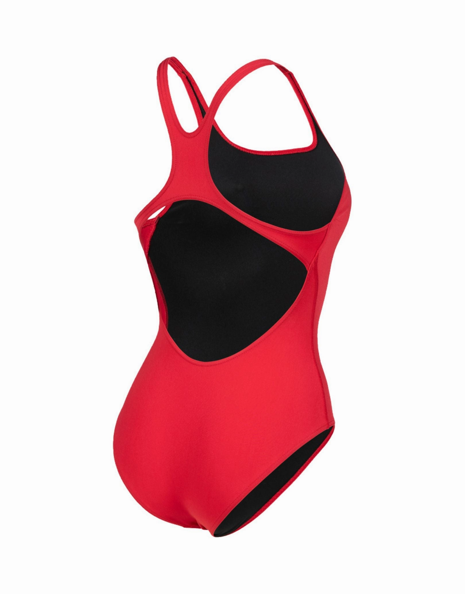 Team Swim Pro Solid Swimsuit - Red/White