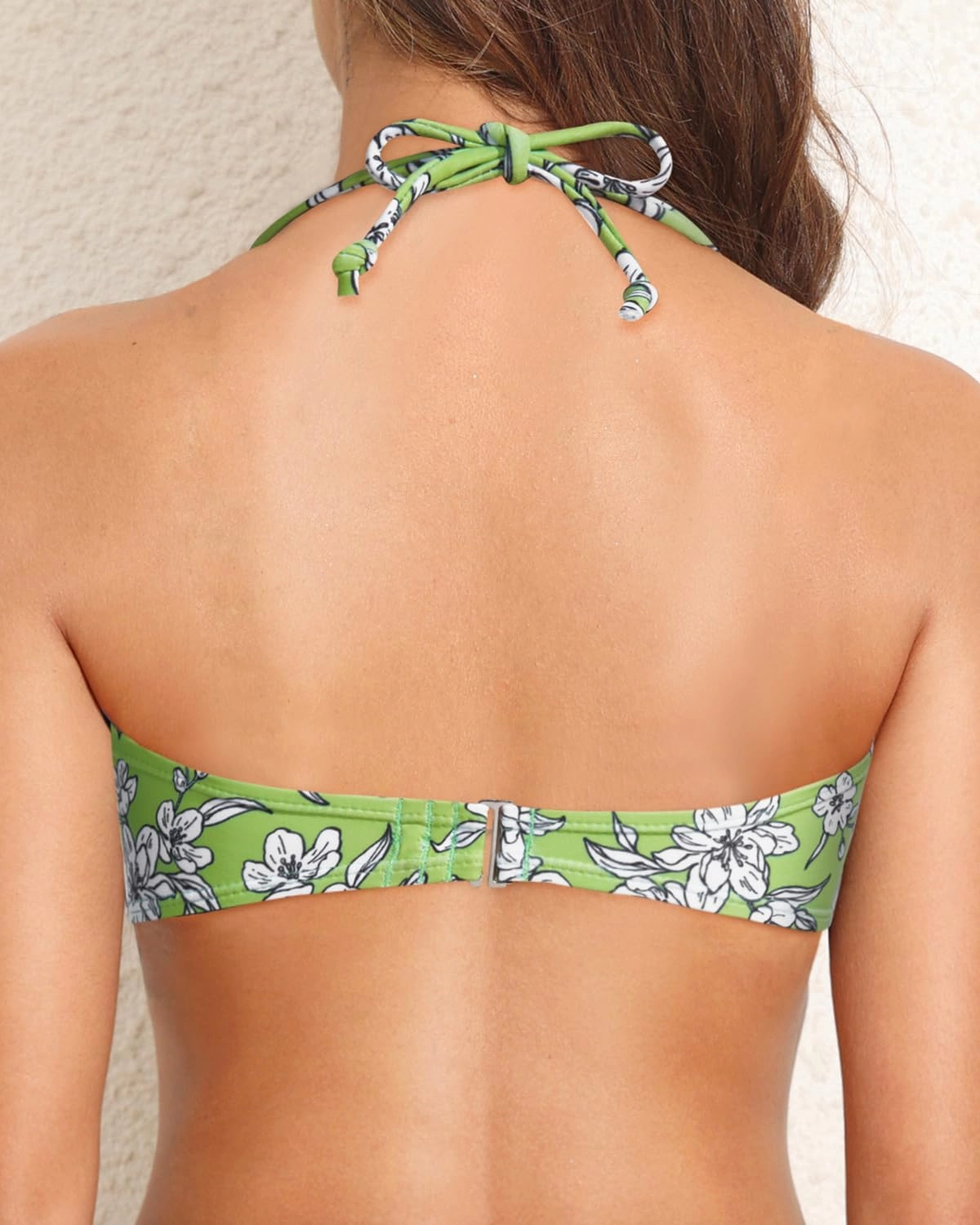 Tempt Me Women Bandeau Bikini Top Strapless Swim Tops Tube Halter Swimsuit Top Only
