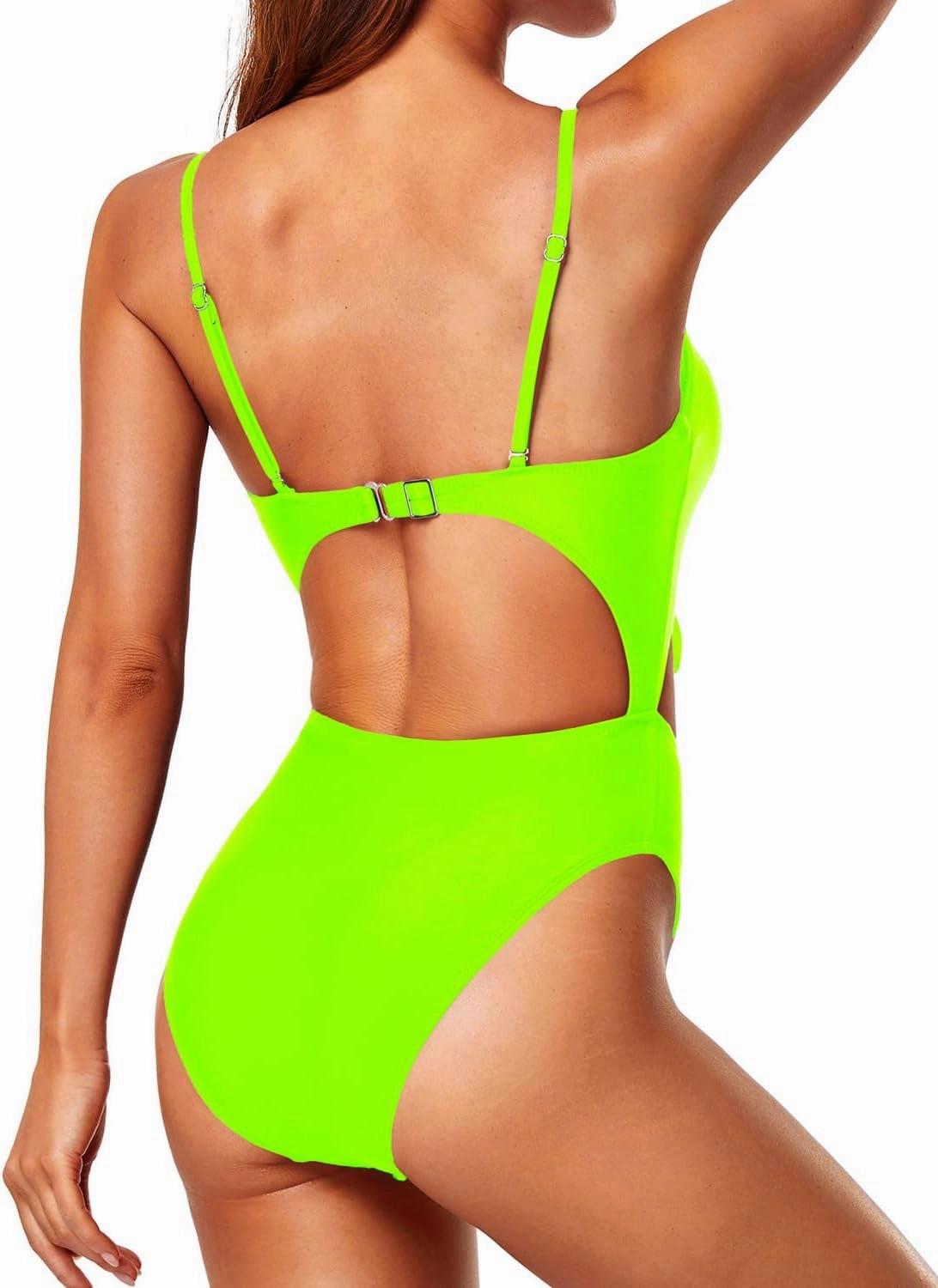 Tempt Me Women One Piece Bathing Suits Cutout Tie Knot Front Swimsuits Sexy Monokini
