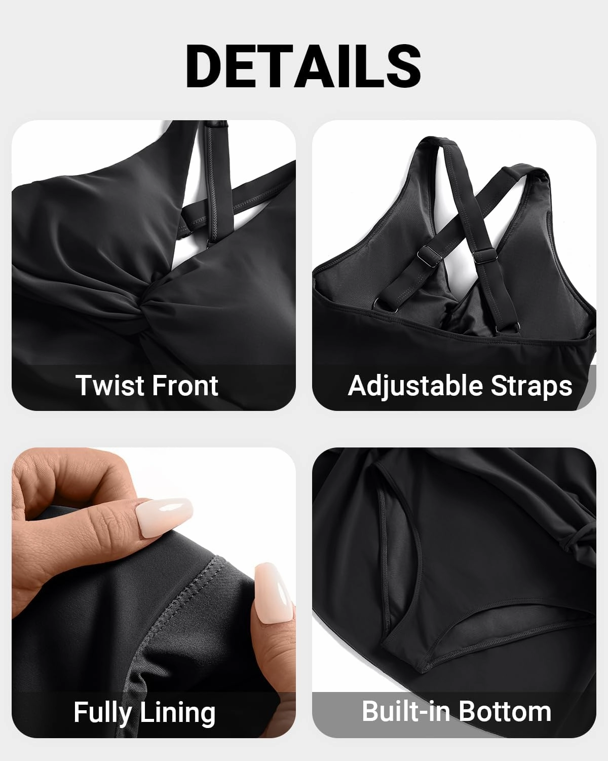 Tempt Me Women One Piece Swimdress - Tummy Control Swimsuit with Skirt Twist Front Bathing Suits 2025 Swimwear
