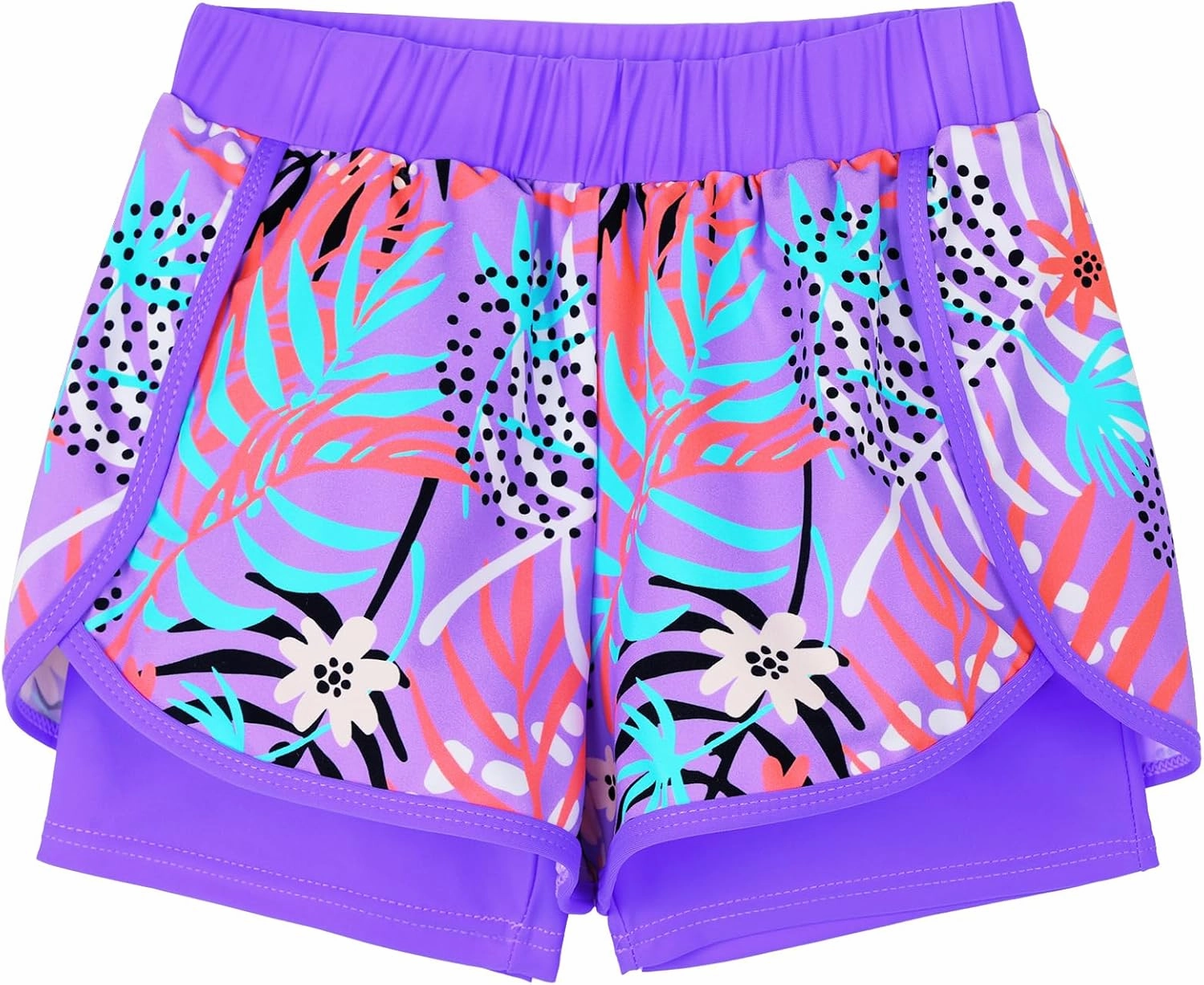 TFJH E 2PCS Girls Long Sleeve Swimsuit UV 50  Rashguard Tankini Set Kids Swimwear Zipper 3-12Y